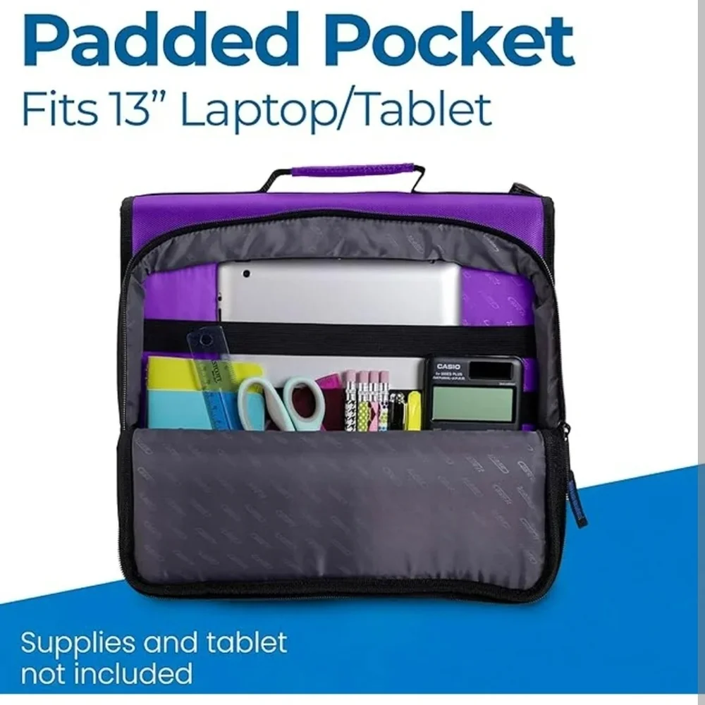 Case-it Purple 3-Ring Binder - NWT